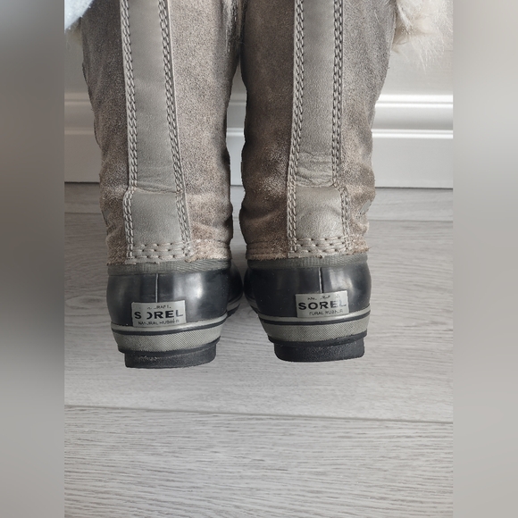 Sorel Joan Of Arctic Youth Waterproof Winter Boots In Size 2 - Picture 3 of 8